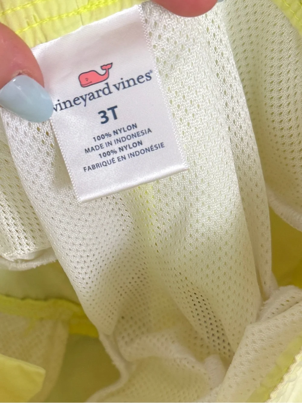 Vineyard Vines toddler boys island swim trunks key lime neon bright shorts